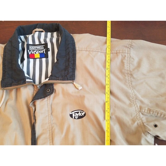 Vtg 1990s Hartwell ViaSport Taylor Zip Up Windbreaker Jacket Sz M - Picture 9 of 9